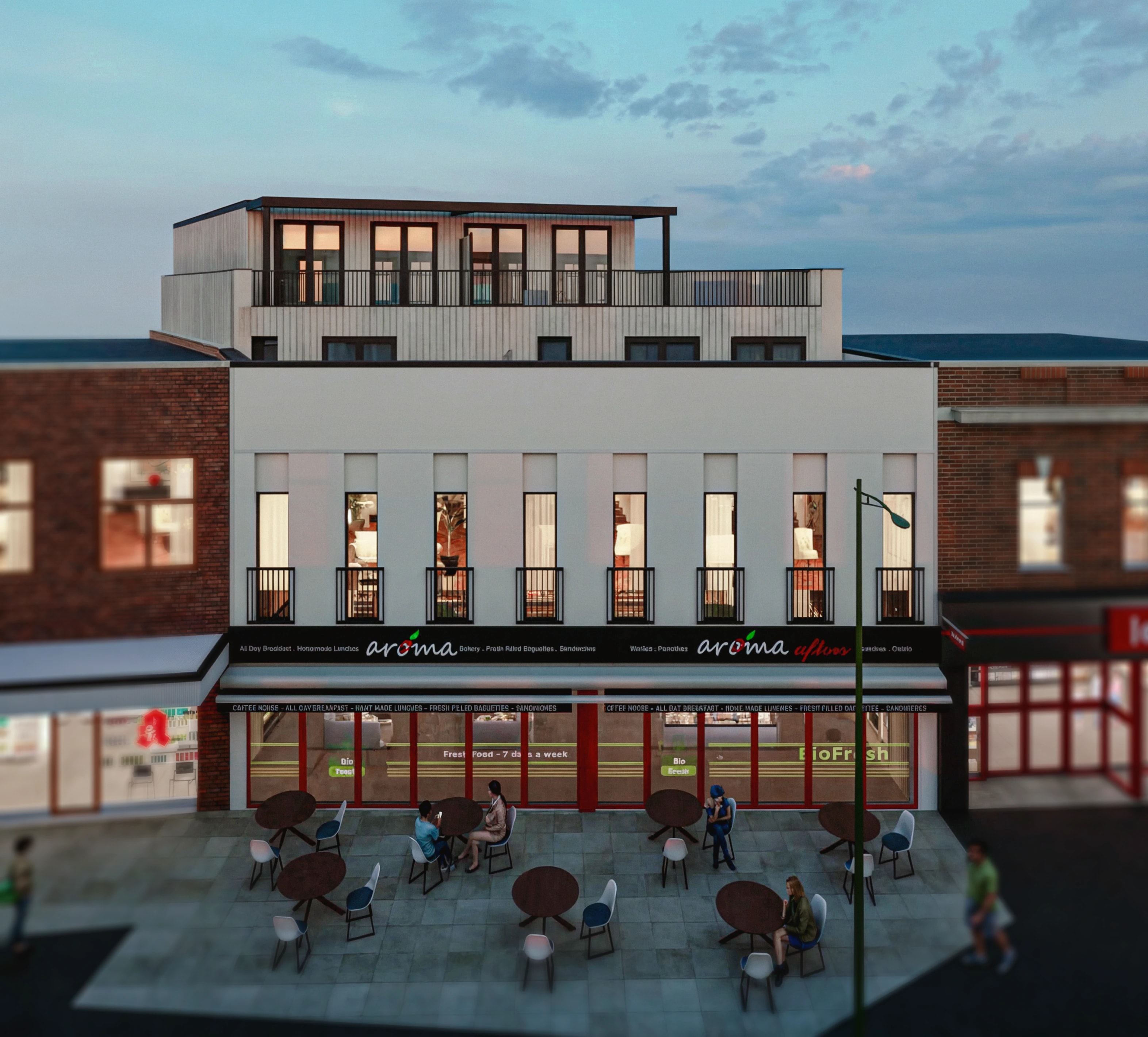 Southampton Road, Southampton Road, Ringwood. Mixed-Use Scheme by LUSO Architecture